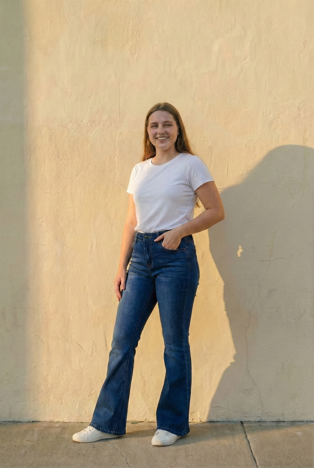 The Everyday Stretch Flare Jean