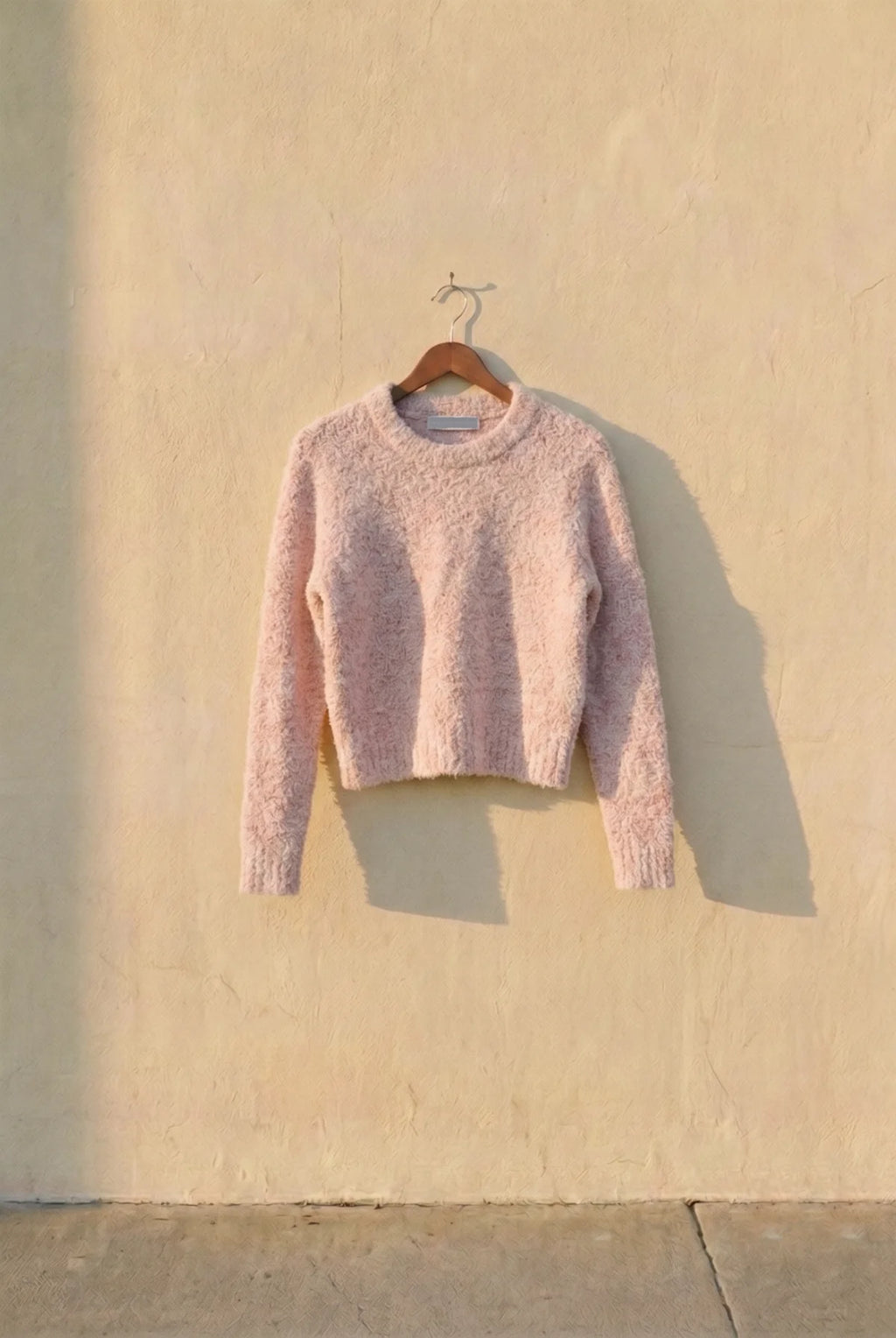 The Retro Blush Cropped Knit