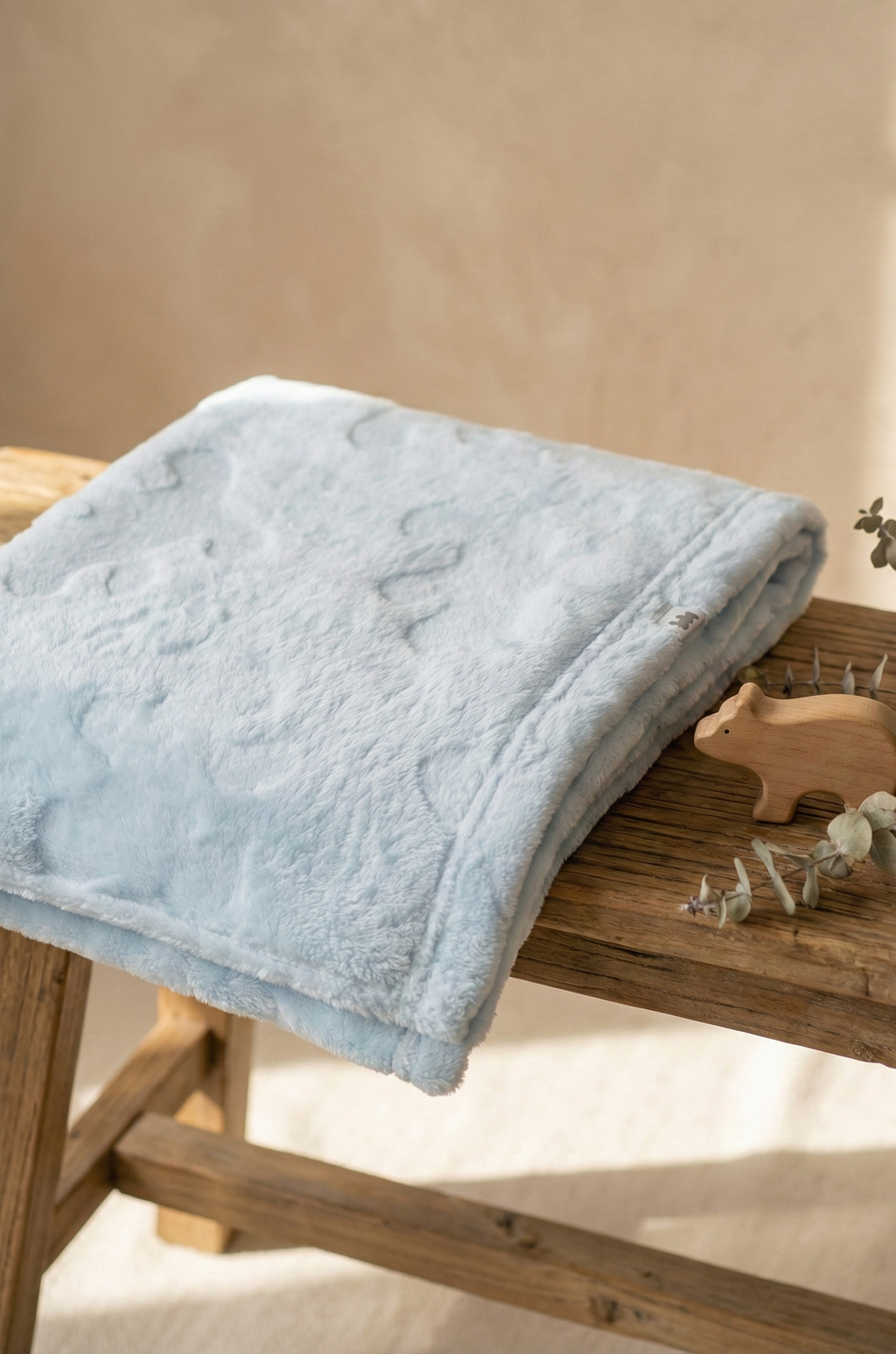 The Teddy Embossed Baby Blanket