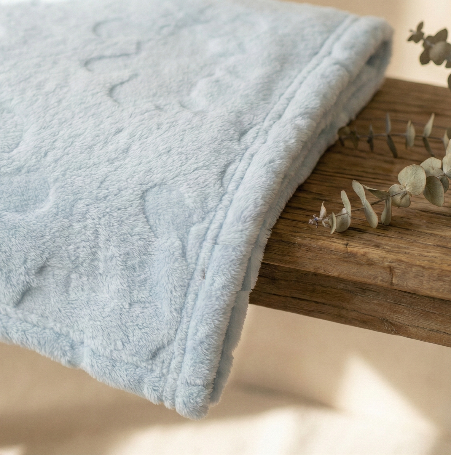 The Teddy Embossed Baby Blanket