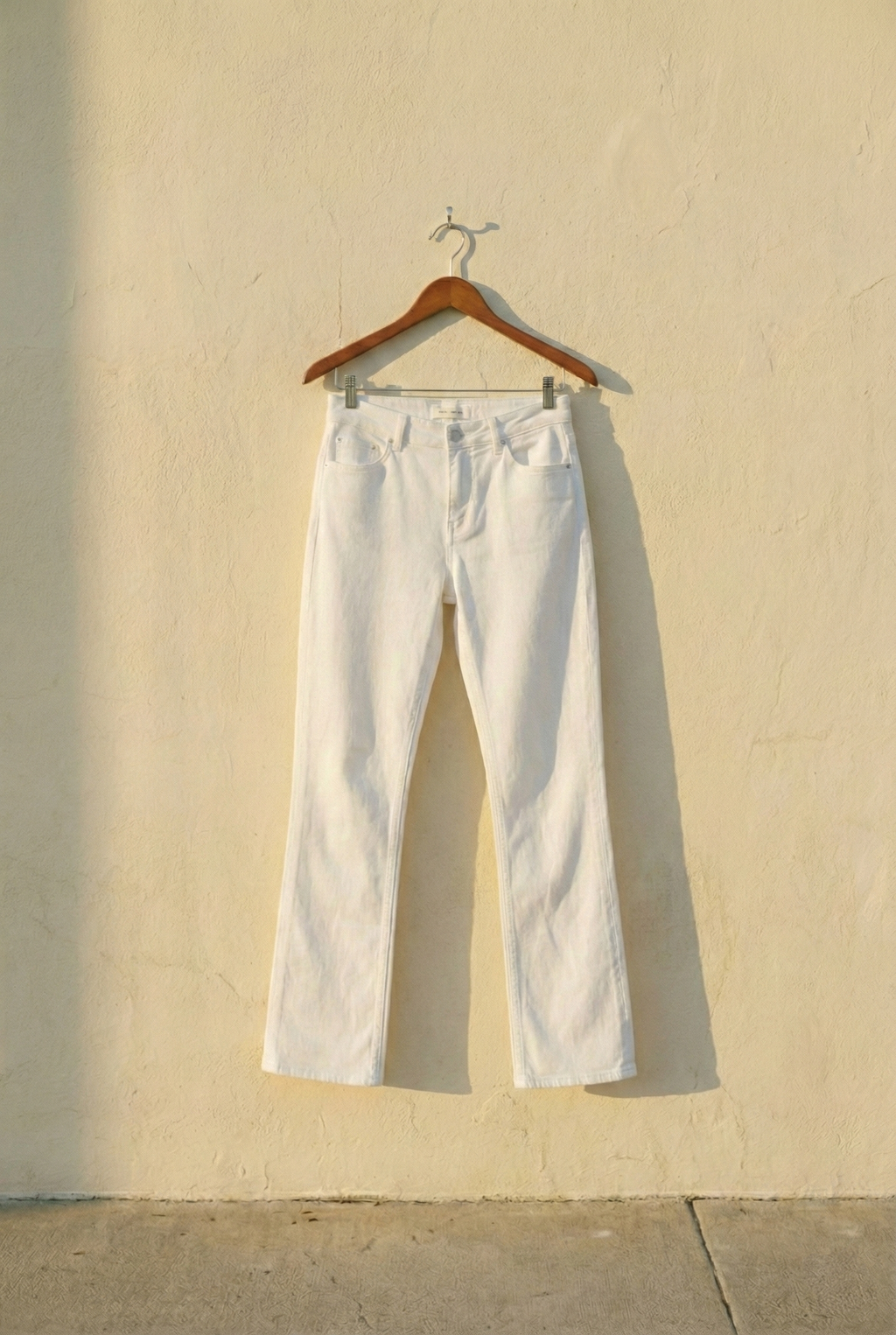 The Woodstock White Flare Jean